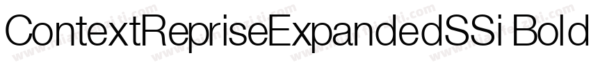 ContextRepriseExpandedSSi Bold字体转换